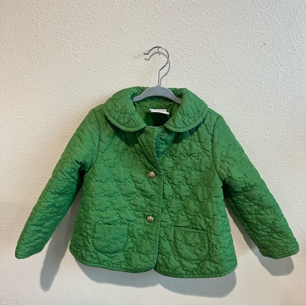 Crazy 8 Kids Quilted Green Jacket